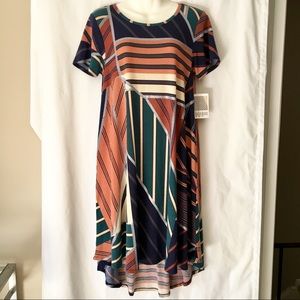 ❤️SOLD❤️Lularoe Elegant Carly multi color BNWT SZ XS
